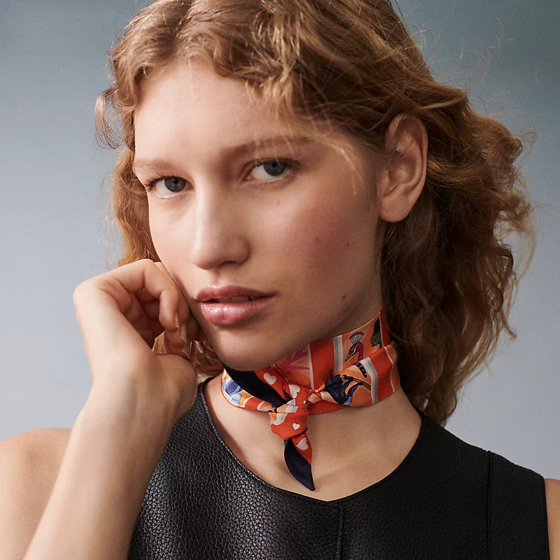 TOP HERMES Dynamic Sharing Twilly Scarf 86 x 5 cm - 4 Colours