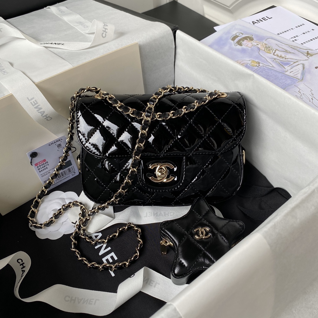 TOP CHANEL Pentagram Pack - 12.5×19×5cm - 3 Colors