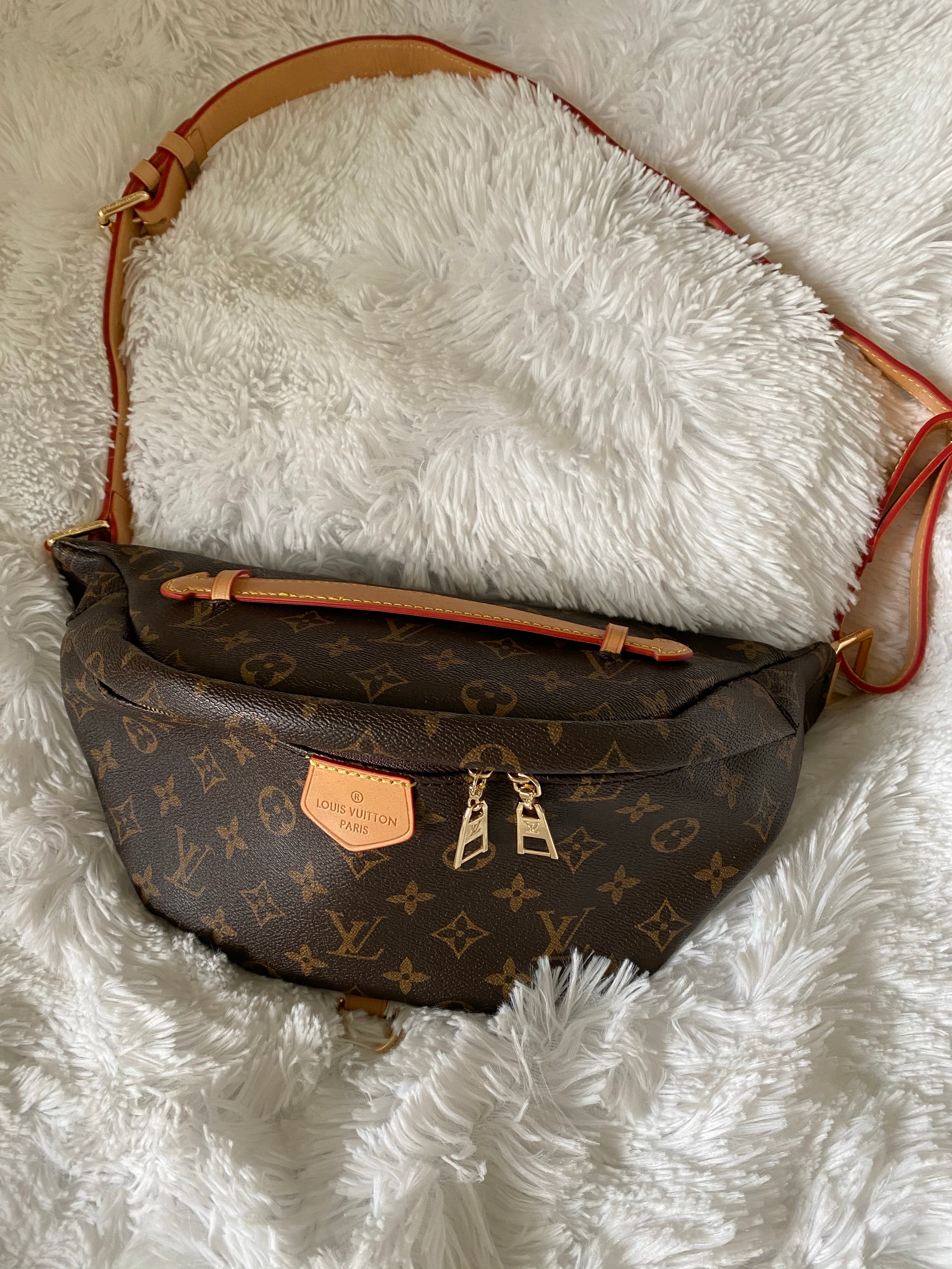 TOP Louis Vuitton LV  Bum Bag Monogram 37 x 14 x 13cm-Brown
