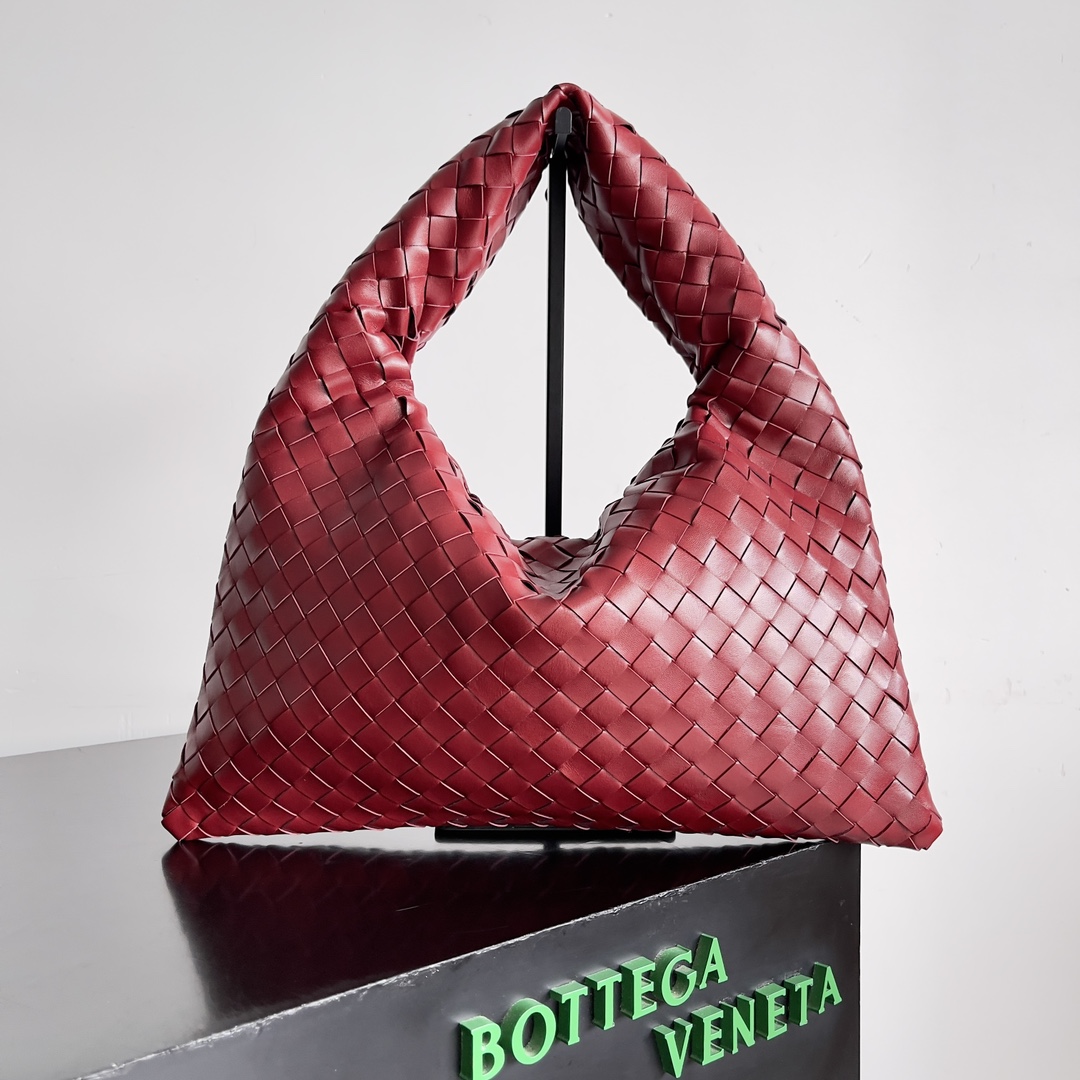 TOP Bottega Veneta BV Leather Hop Bag 41x20.5x7.5cm/54x24x13cm - Red