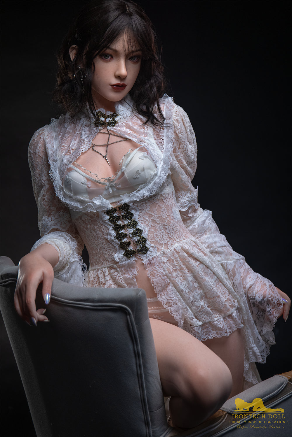 163cm/5ft4 C-Cup Bubble Butt Full Silicone Love Doll with S36 Head