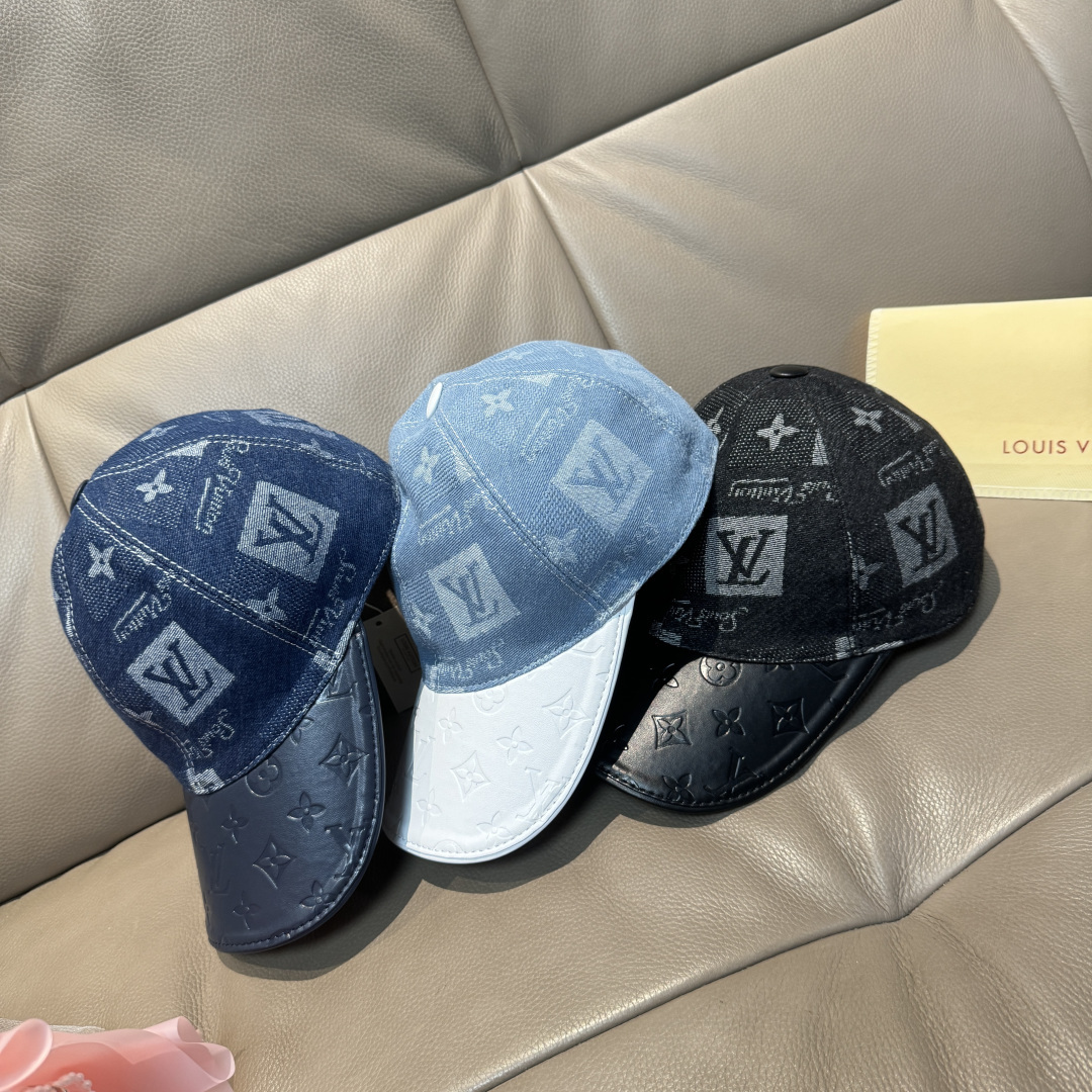 TOP Louis Vuitton LV Baseball Cap - 3 Colors