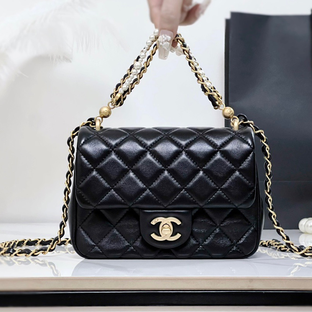 Chanel 24P Mini Square Black (Replica)