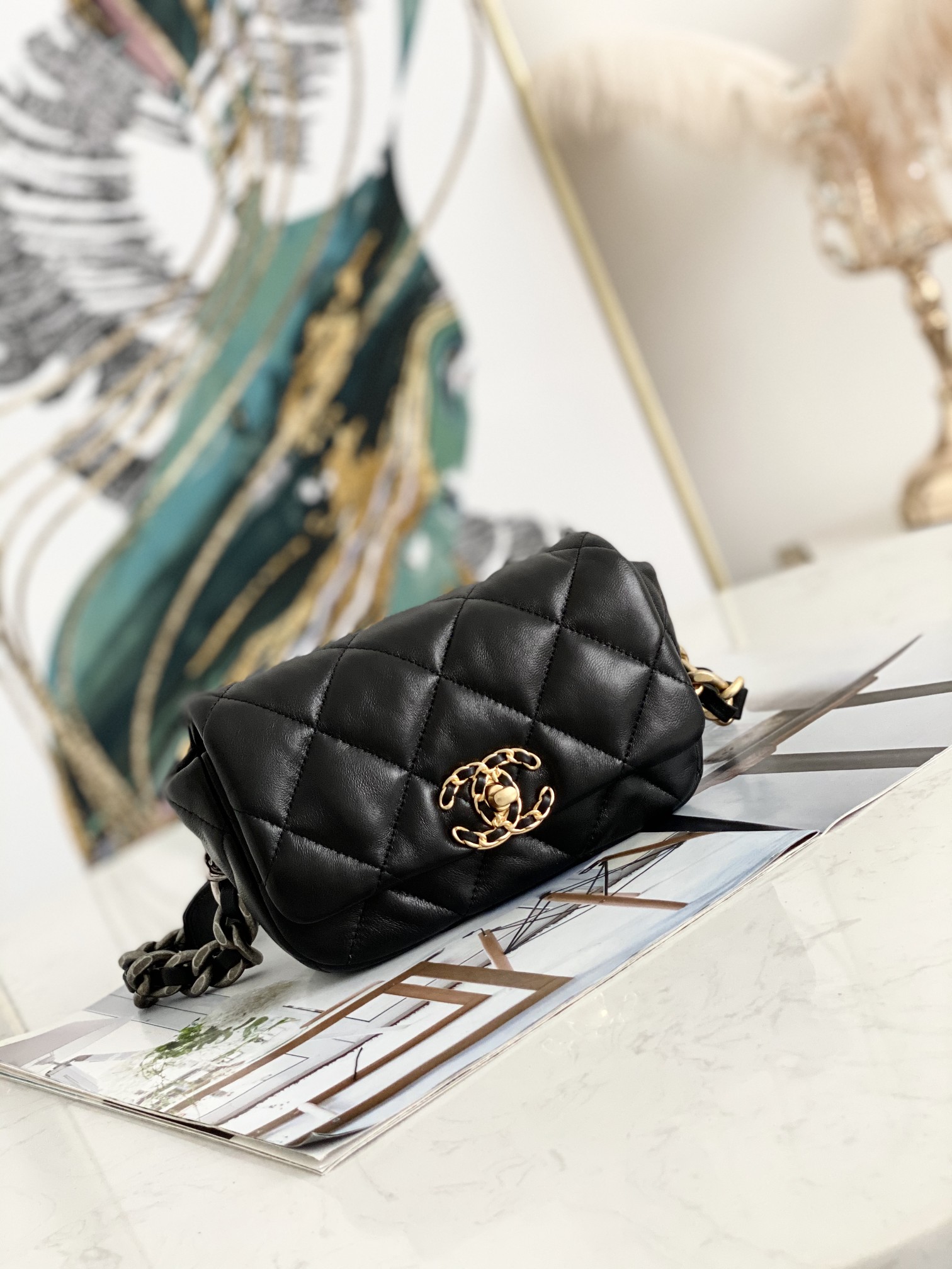 TOP CHANEL 19 Waist Bag 20×5.5×10 cm- 4 Colors