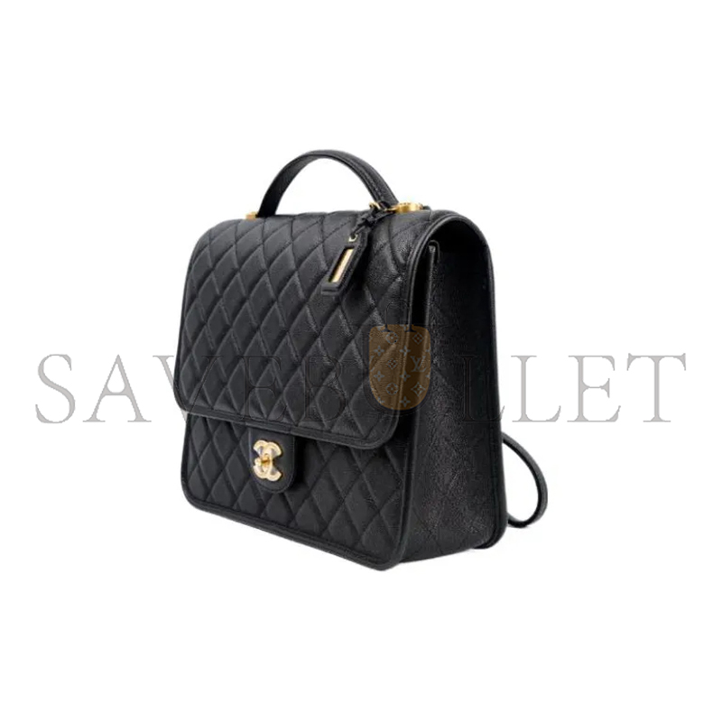 CHANEL 22K GRAINED CALFSKIN BACKPACK AS3662 (31*31*9cm)
