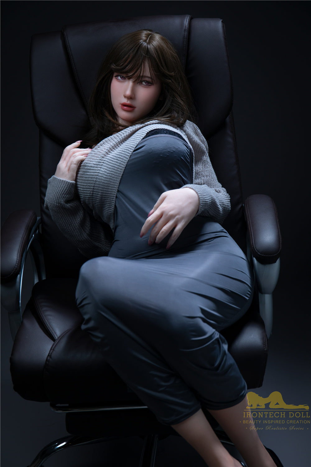 165cm/5ft5 G-cup Tall Bubble Butt Silicone Sex Doll – S1 Miya