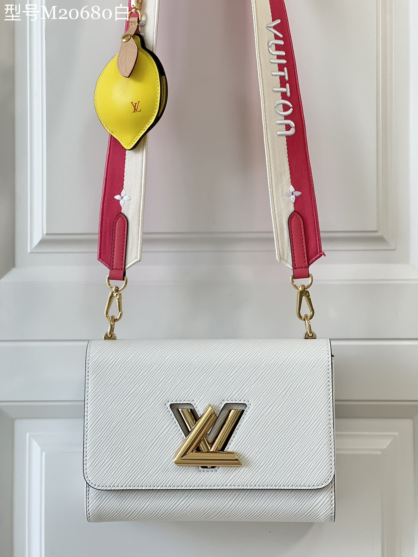 TOP Louis Vuitton LV Epi Twist Bag  23 x 17 x 9.5 cm- WHITE