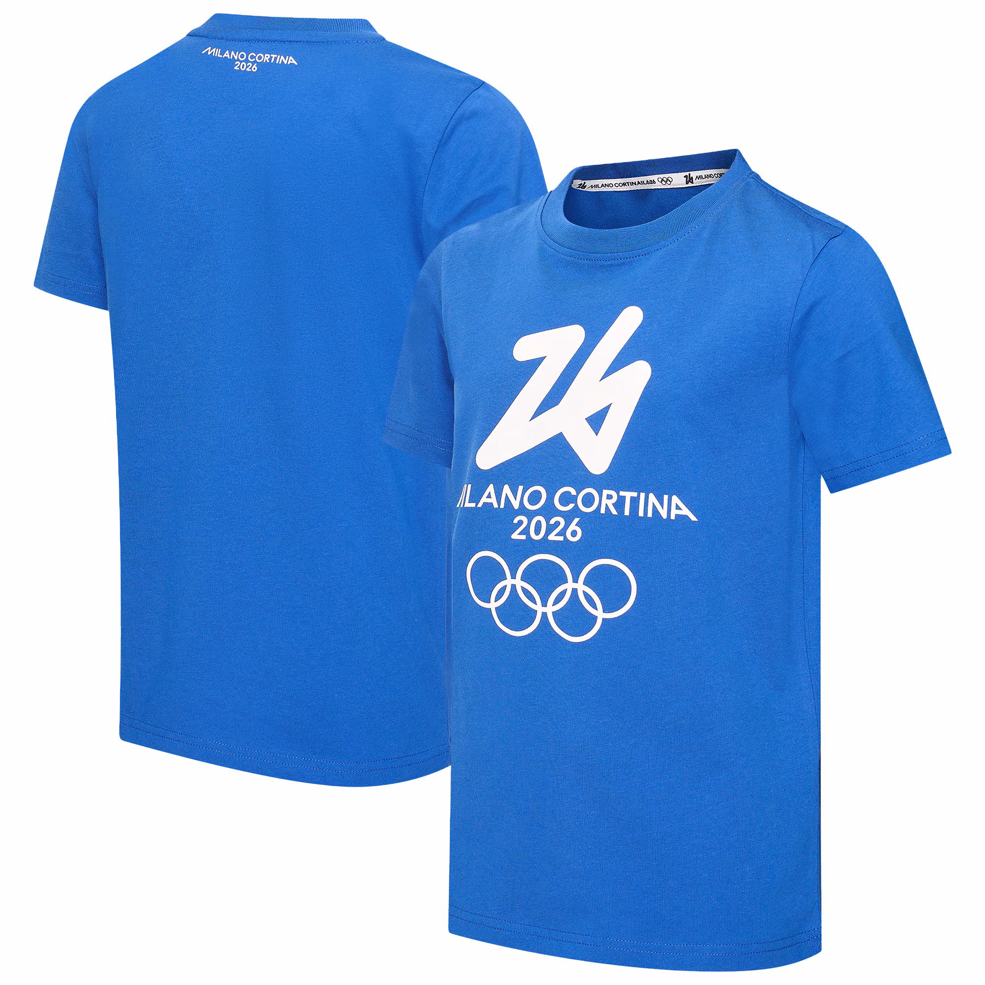 Milano Cortina 2026 Olympics Large Logo T-Shirt - Junior - Blue