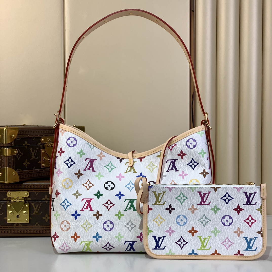 TOP Louis Vuitton LV  Carryall  Bag 29x24x12cm - White