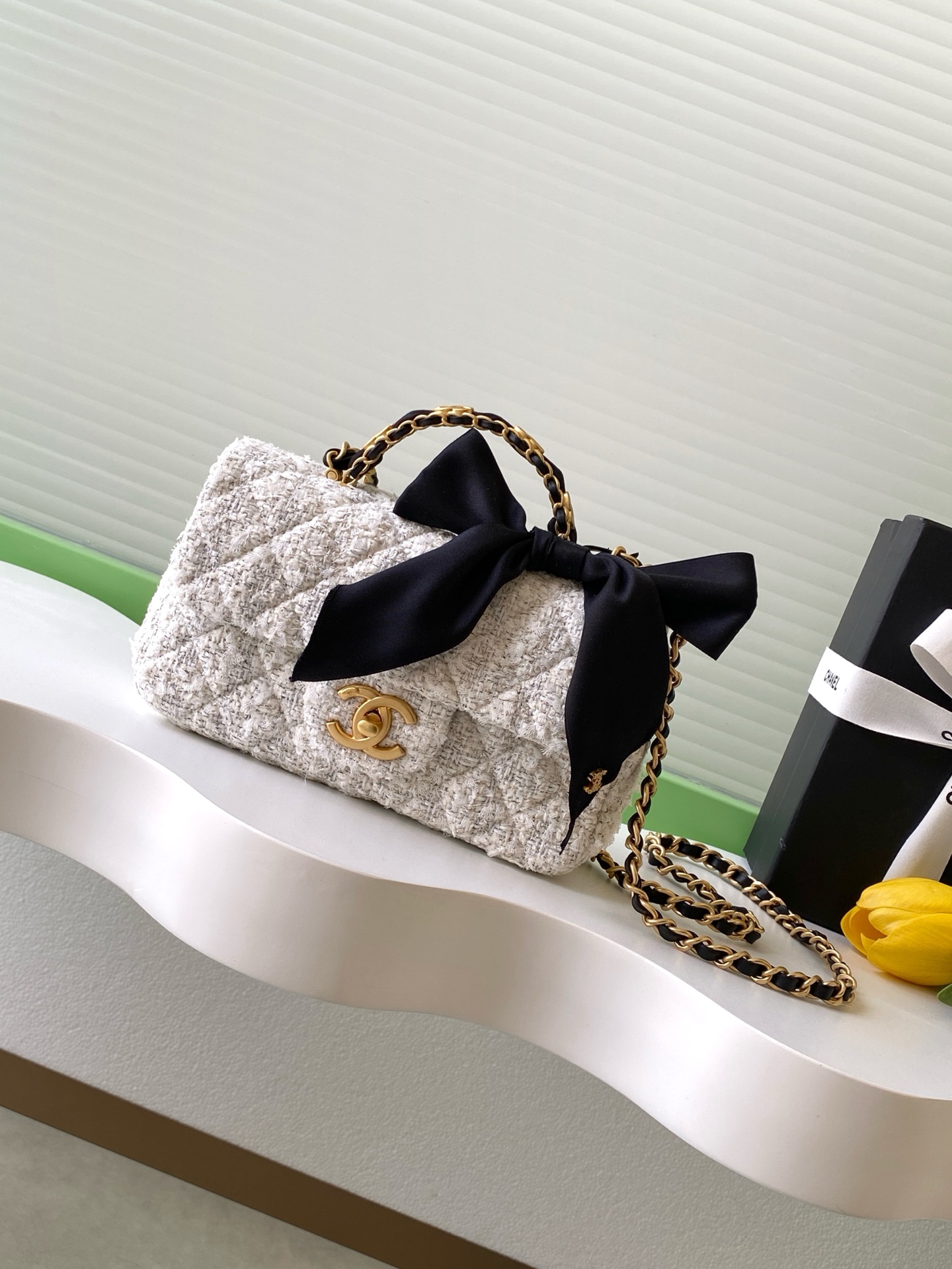 TOP CHANEL CF Handle Bag13-20-6cm - 2 Color