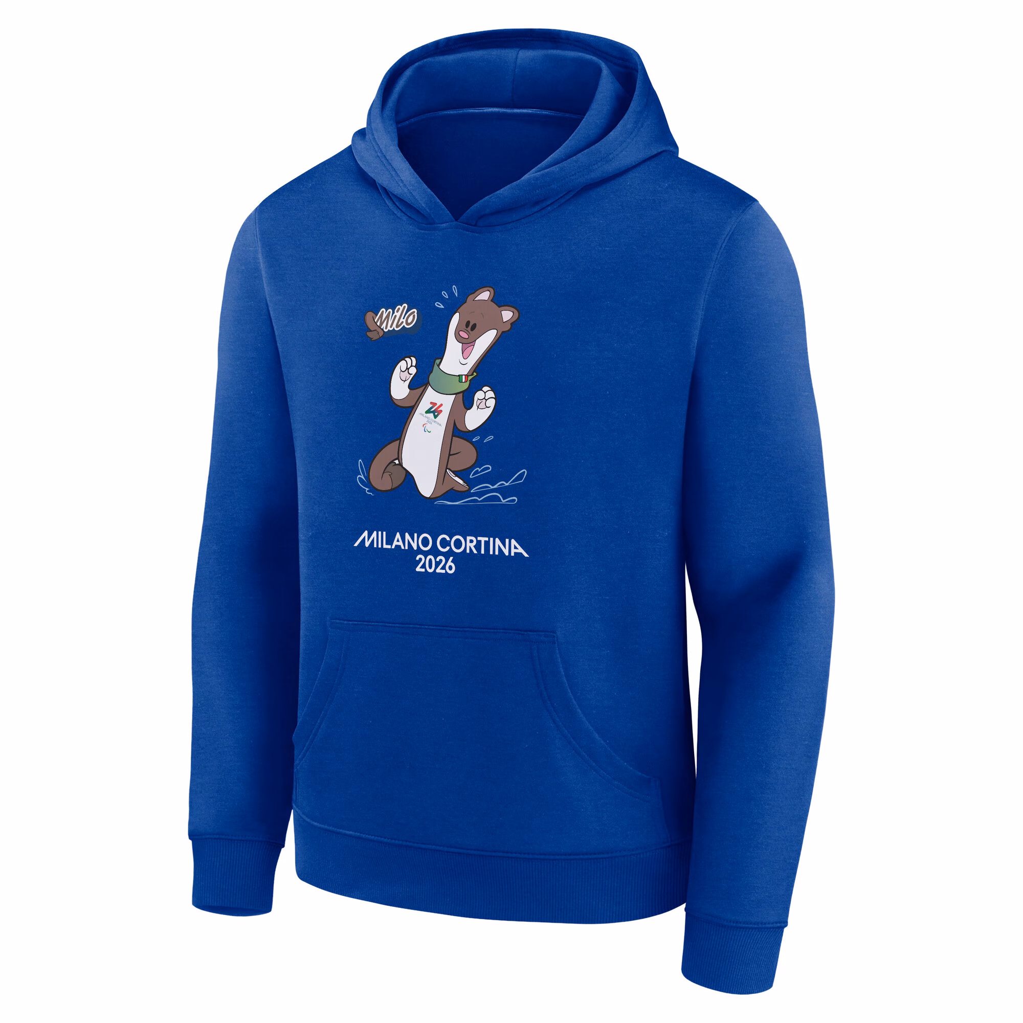 Milano Cortina 2026 Paralympics Mascotte Graphic Hoodie - Blue - Junior