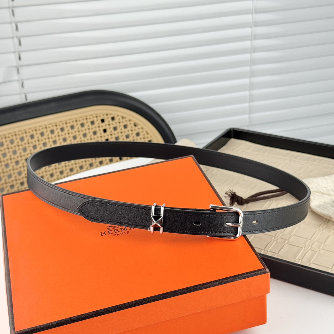 TOP HERMES 2CM Swift Cowhide Belt - 2 Colors