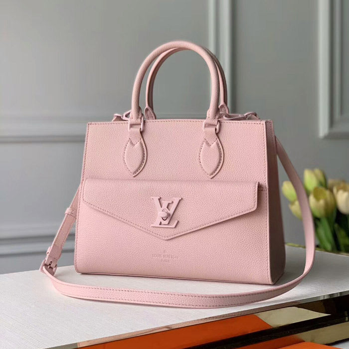 TOP Louis Vuitton LV  Lock Me Tote PM 27.5cm*22cm*12cm - PINK