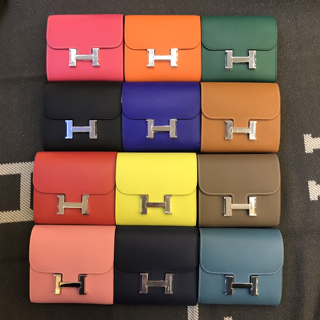 TOP HERMES Constance Short Wallet  Epsom - 12 Colors - SHW