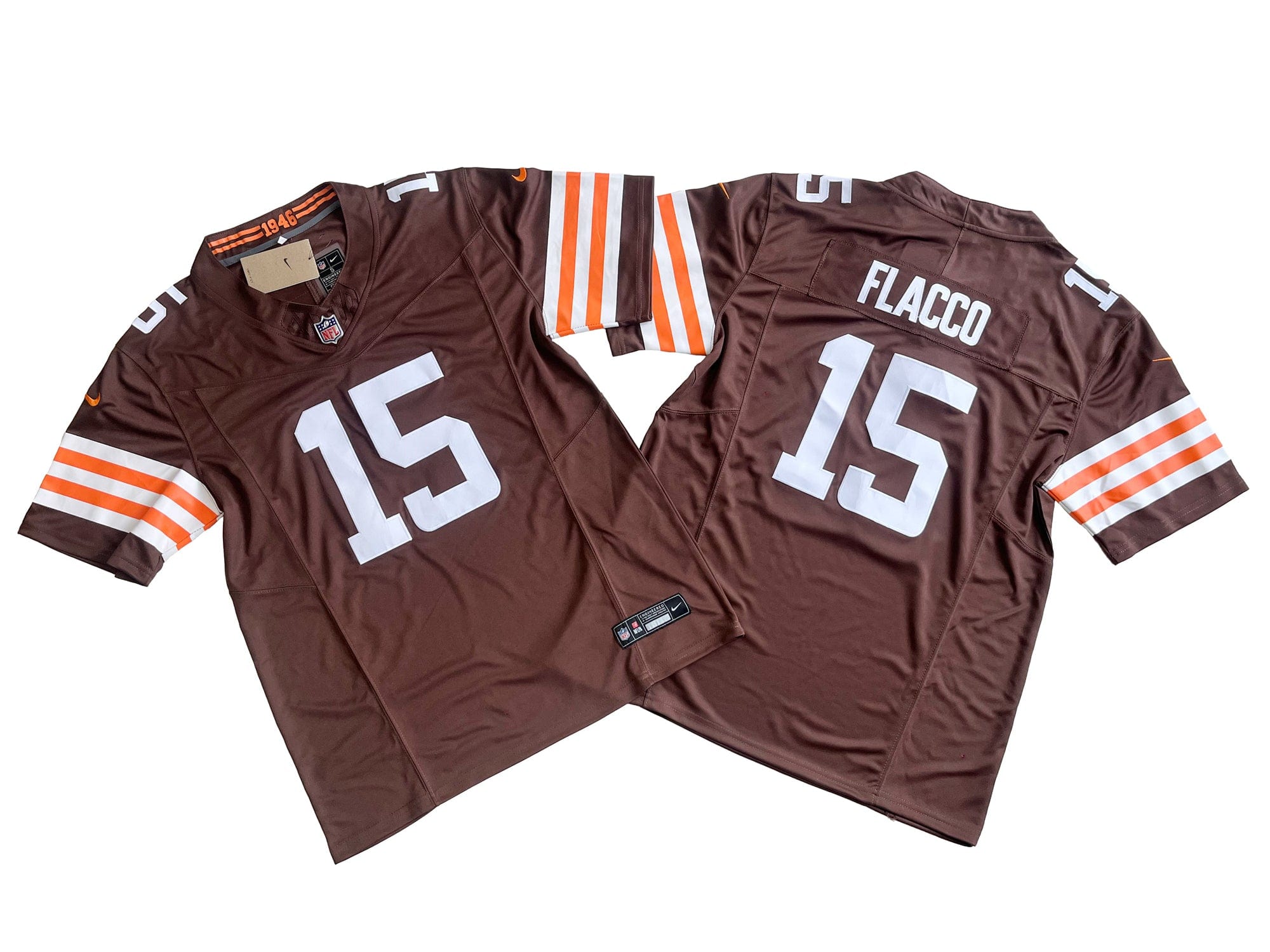 Cleveland Browns 15# Joe Flacco  Vapor F.U.S.E. Limited Jersey