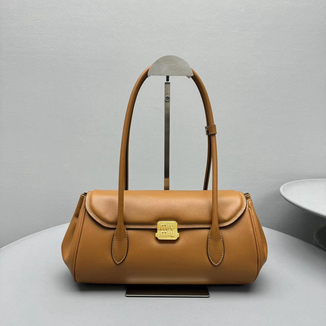 TOP Miu Miu Leather Shoulder Bag 28x8x16cm - 3 Colors
