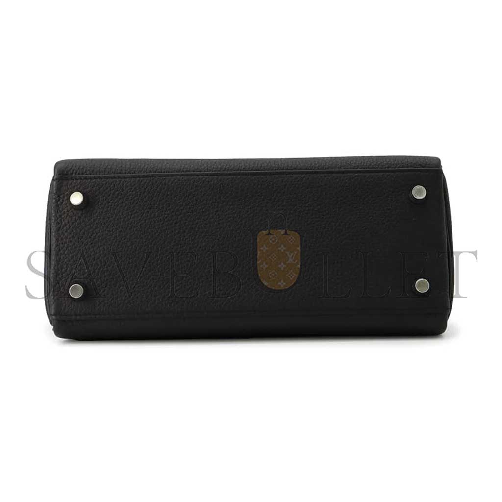 HERMÈS KELLY 28 RETOURNE BLACK TOGO LEATHER (28*22*10cm)