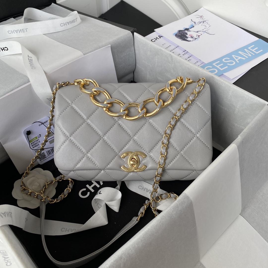 TOP CHANEL Classic Flap Bag 23X10X15.5Cm - GHW - 5 Color