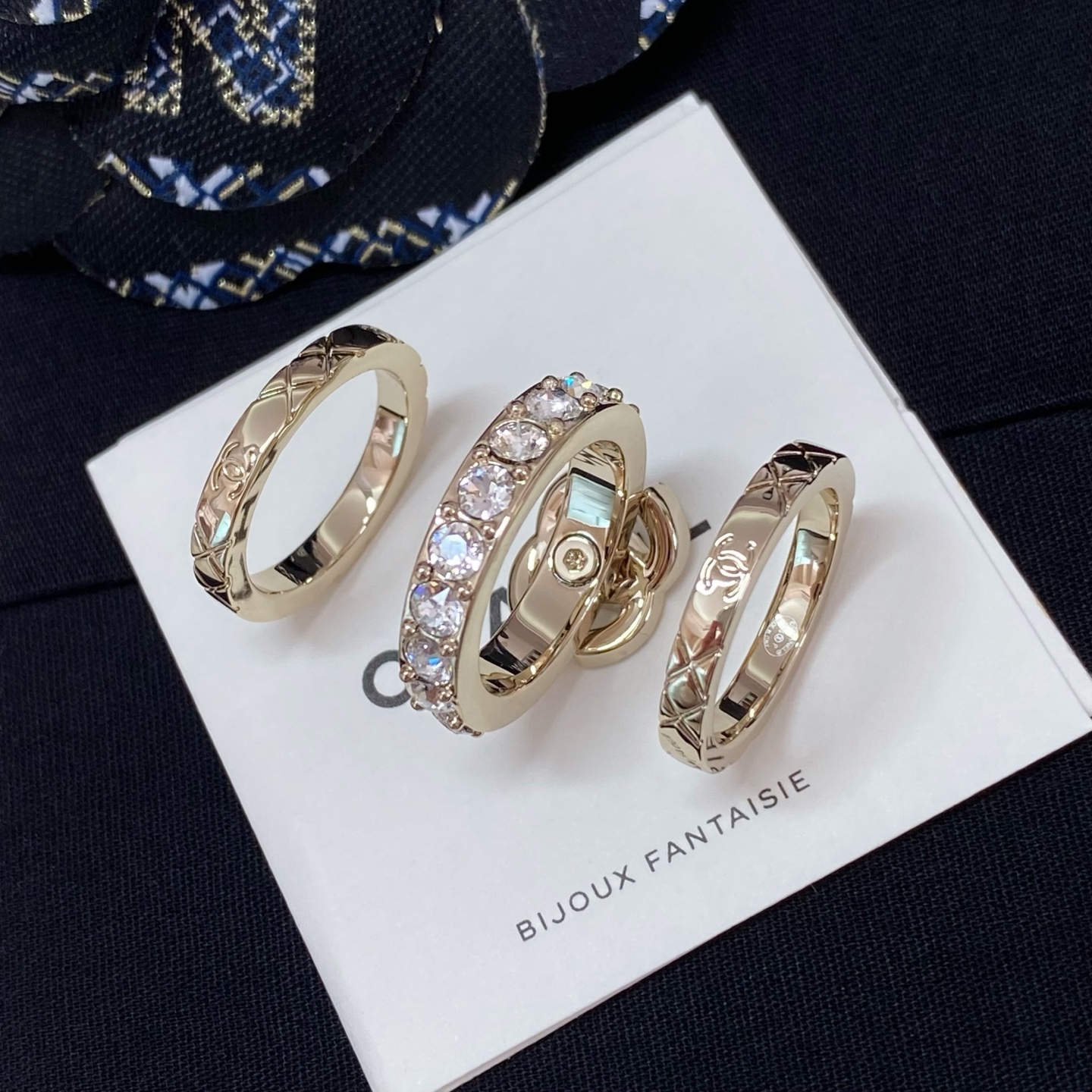 TOP CHANEL Ring Set - Gold