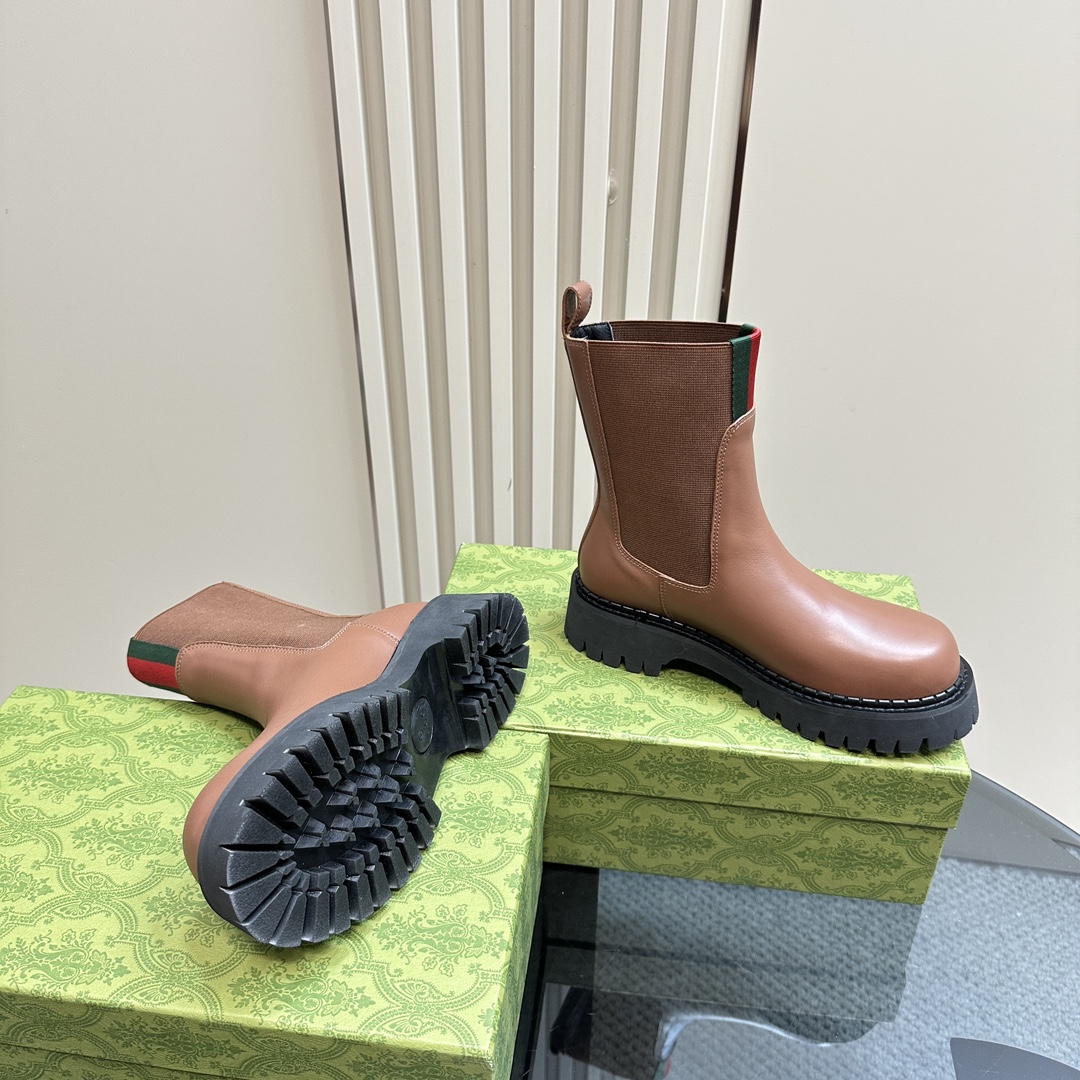 TOP GUCCI Elastic Ankle Boots - 2 Colour