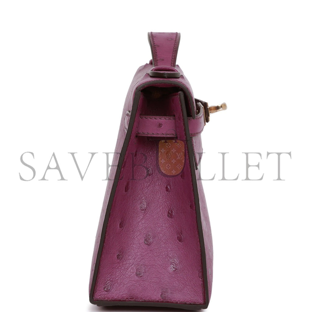 HERMES MASTER KELLY POCHETTE PERMABRASS HARDWARE (22*14*7cm)