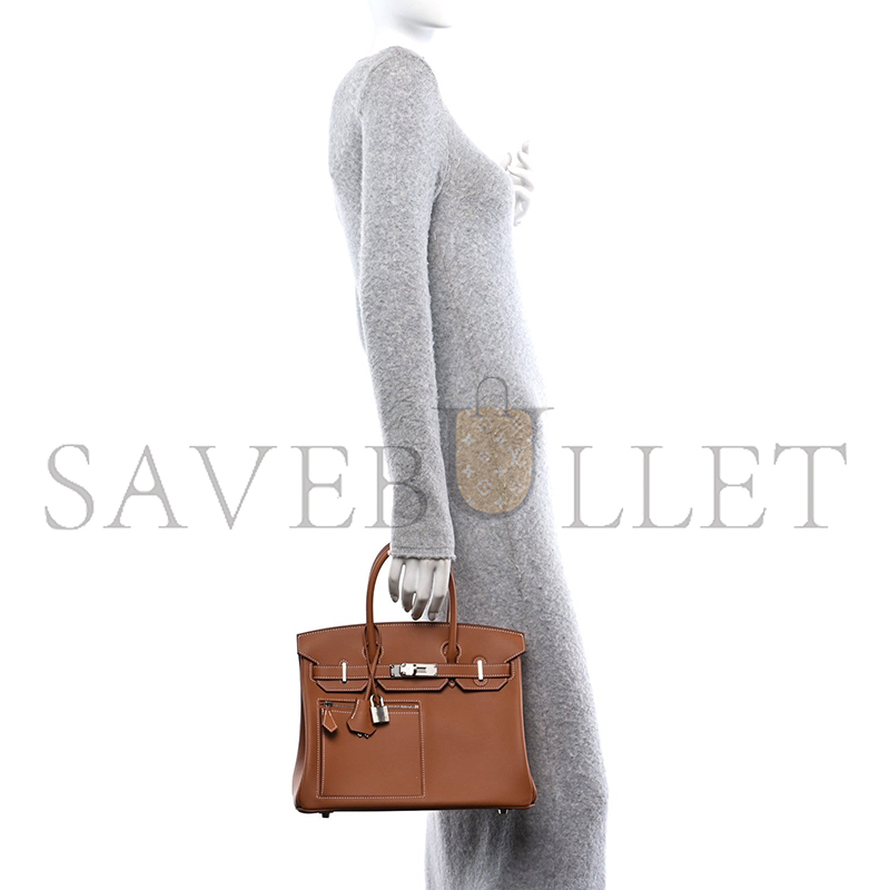 HERMES SWIFT COLORMATIC UNI BIRKIN 30 GOLD (30*25*15cm)