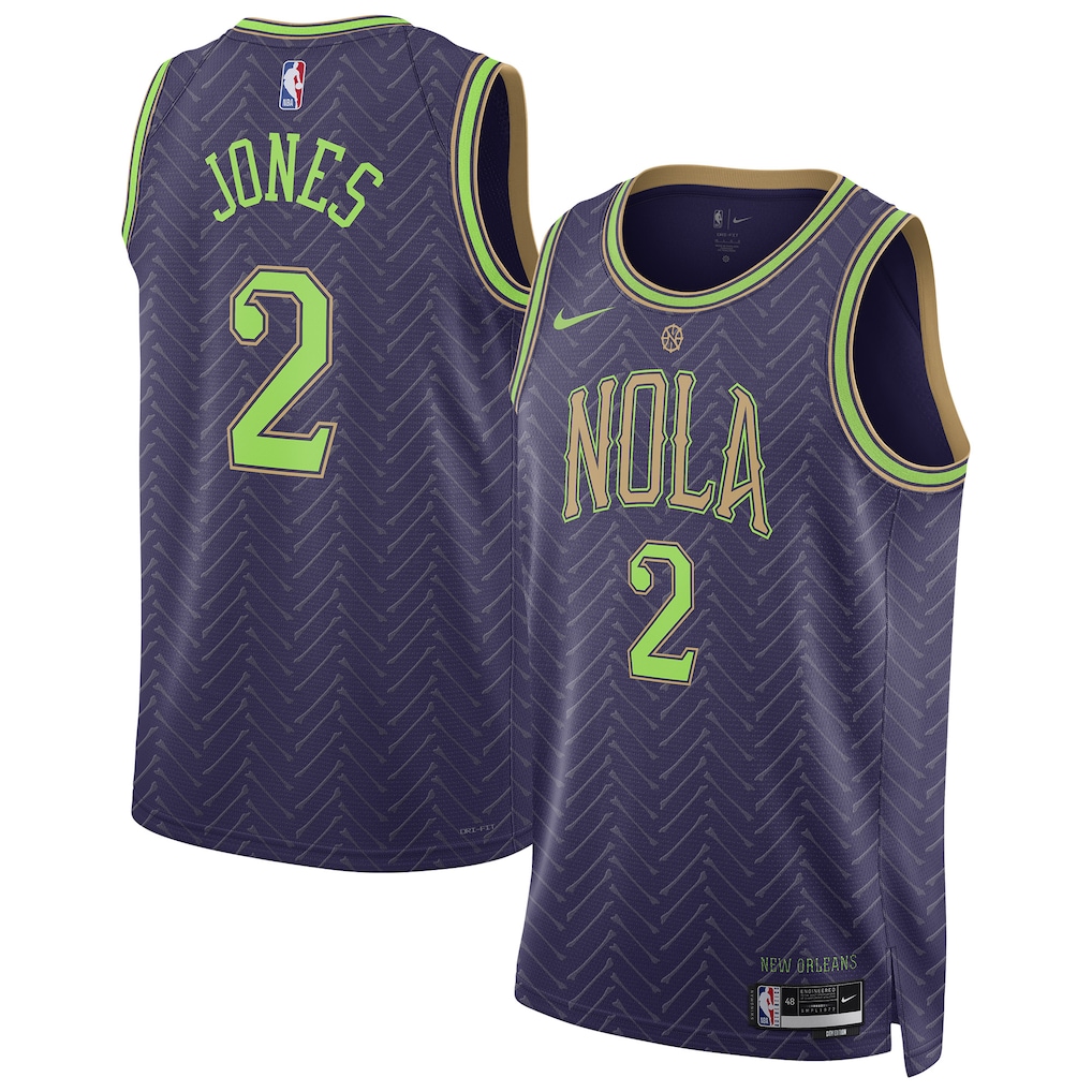 Unisex New Orleans Pelicans Herbert Jones Purple 2024/25 Swingman Jersey - City Edition