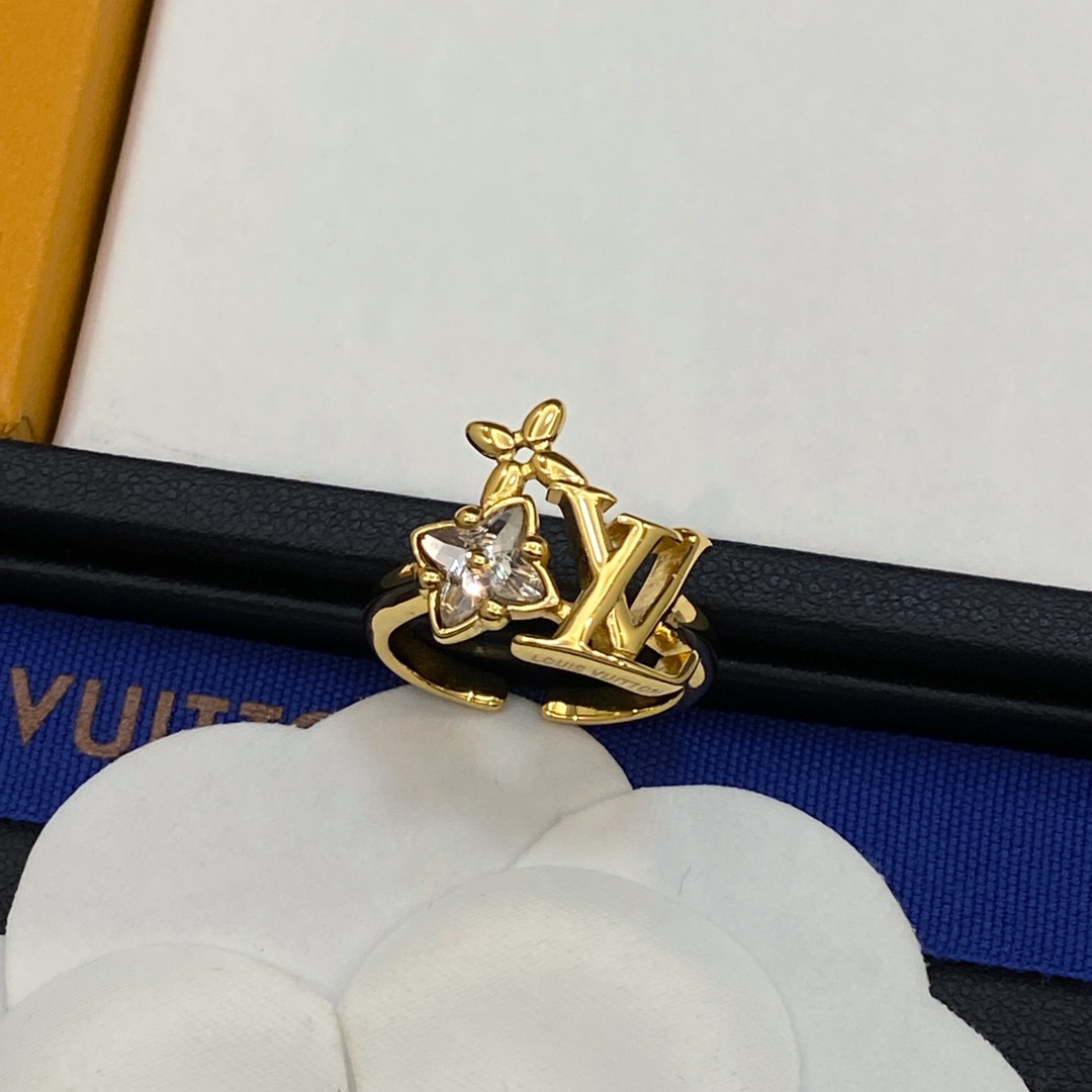 TOP Louis Vuitton LV Flower Ring-3 Colors