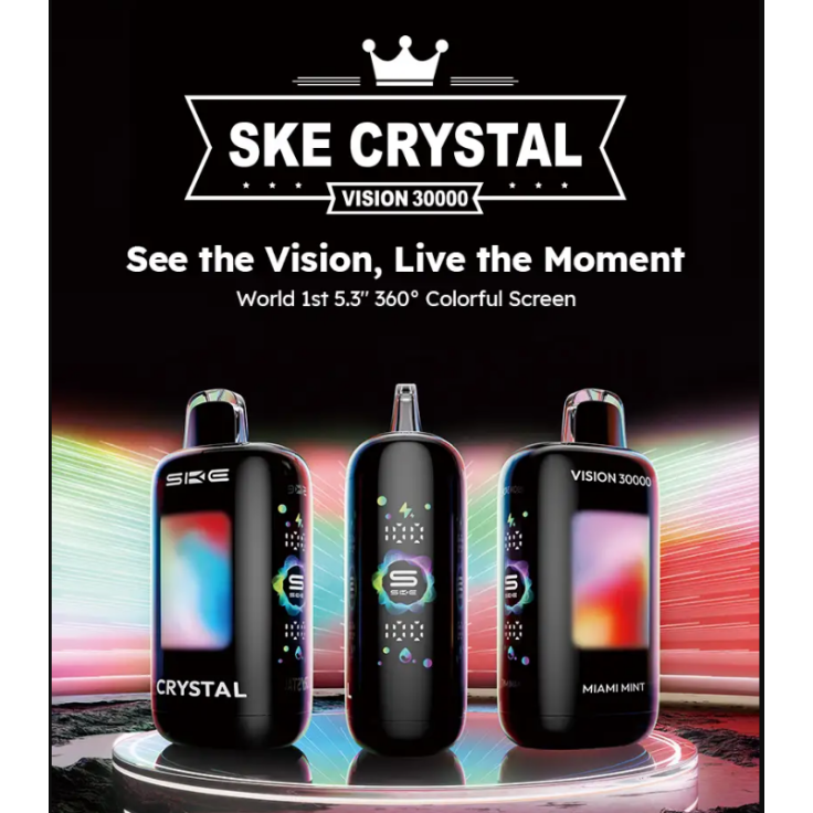 SKE CRYSTAL VISION 30K Disposable Vape (5%, 30000 Puffs)