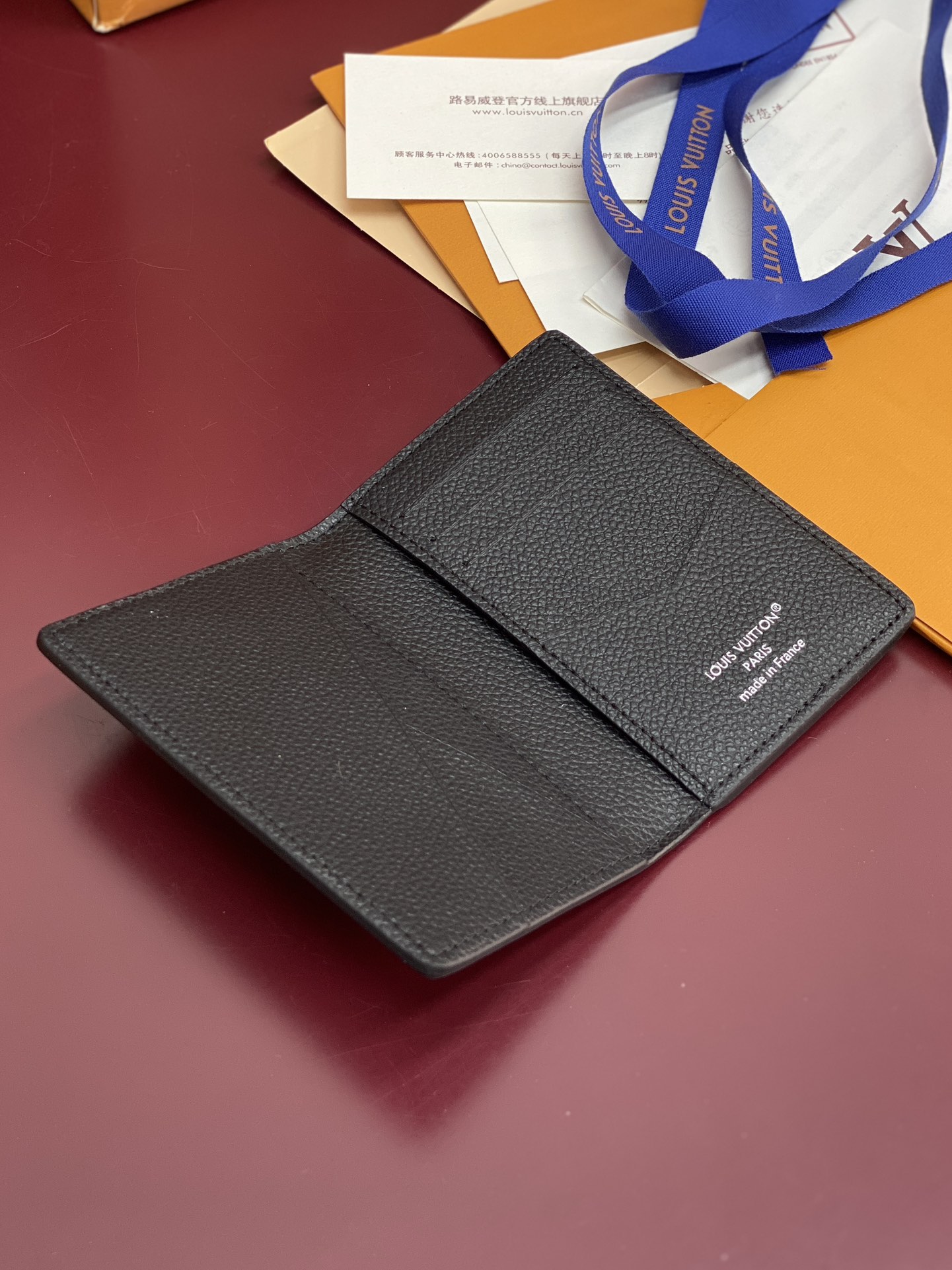 TOP Louis Vuitton LV Damier Graphite Printed Card Holder Damoflage Canvas 8x11x1cm - Black