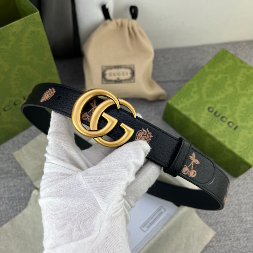 TOP GUCCI Lady Belt - 3CM