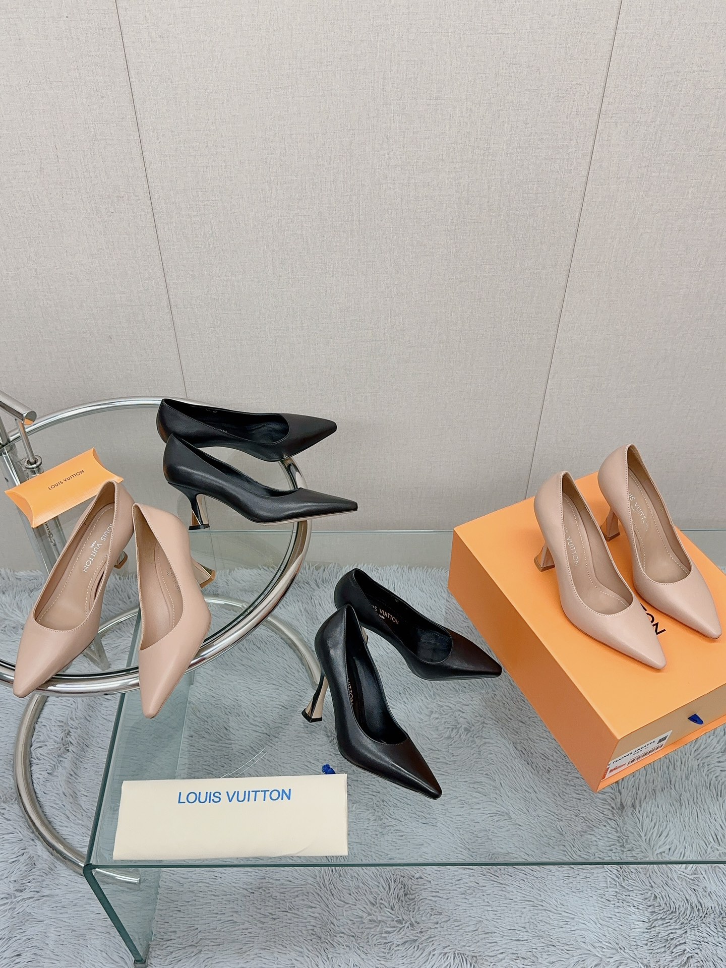 TOP Louis Vuitton LV Fashion Versatile High Heels - 6.5cm/9.5cm