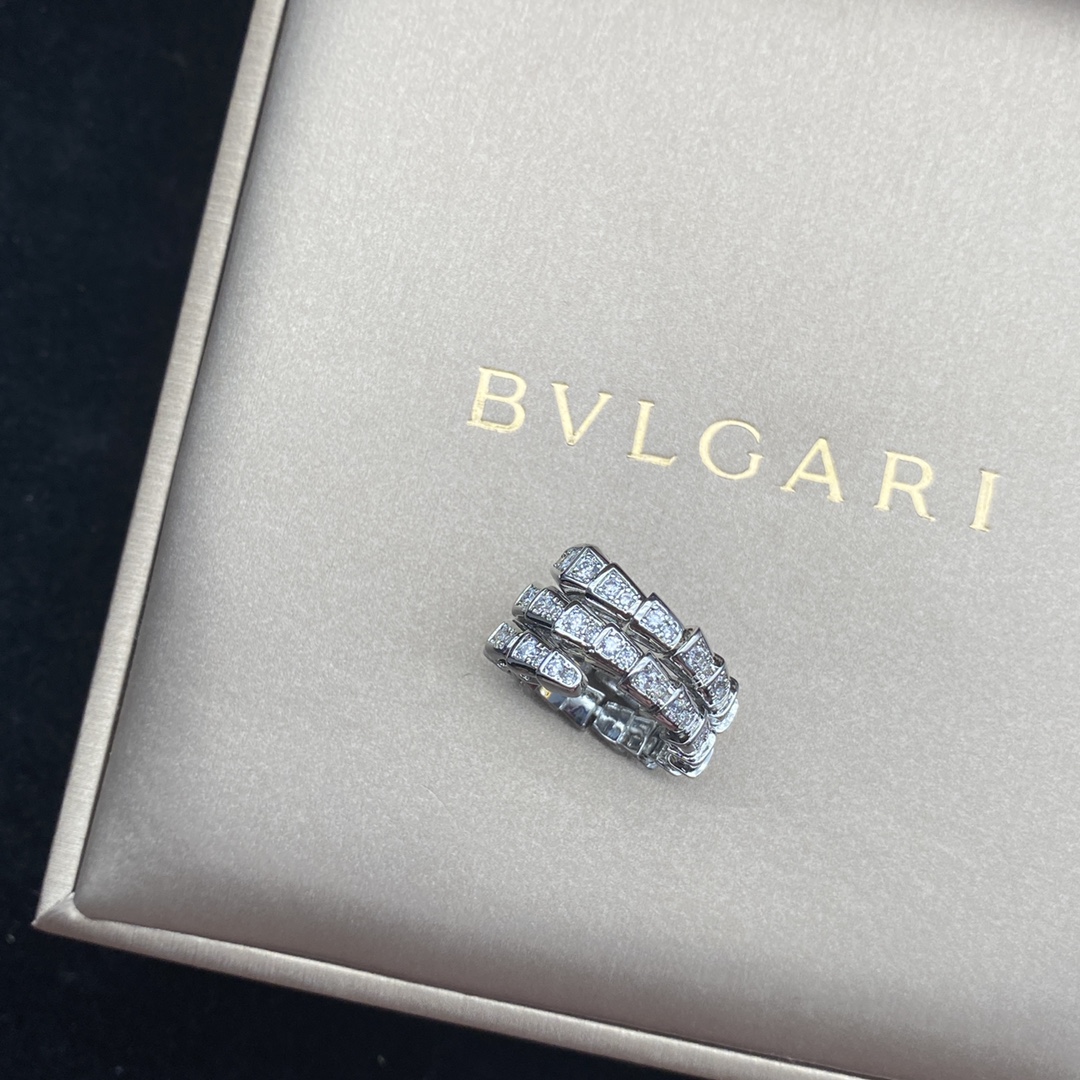 TOP BVLGARI Serpenti Viper Ring - 2 Color