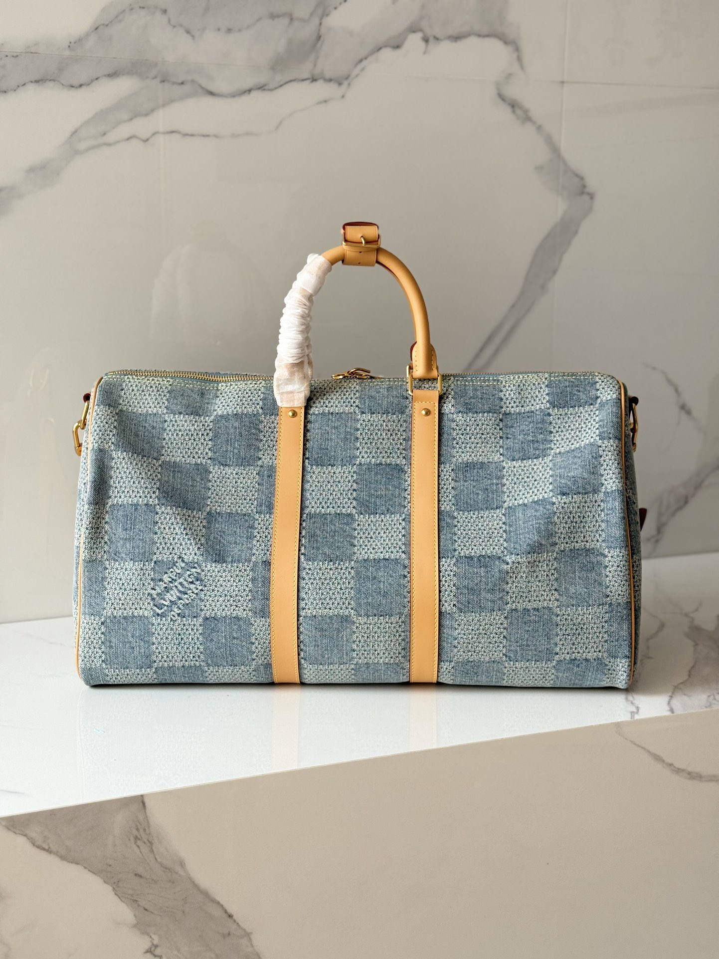 TOP Louis Vuitton LV Keepall Bandoulière 50 Handbag  50 x 29 x 23 cm- GHW