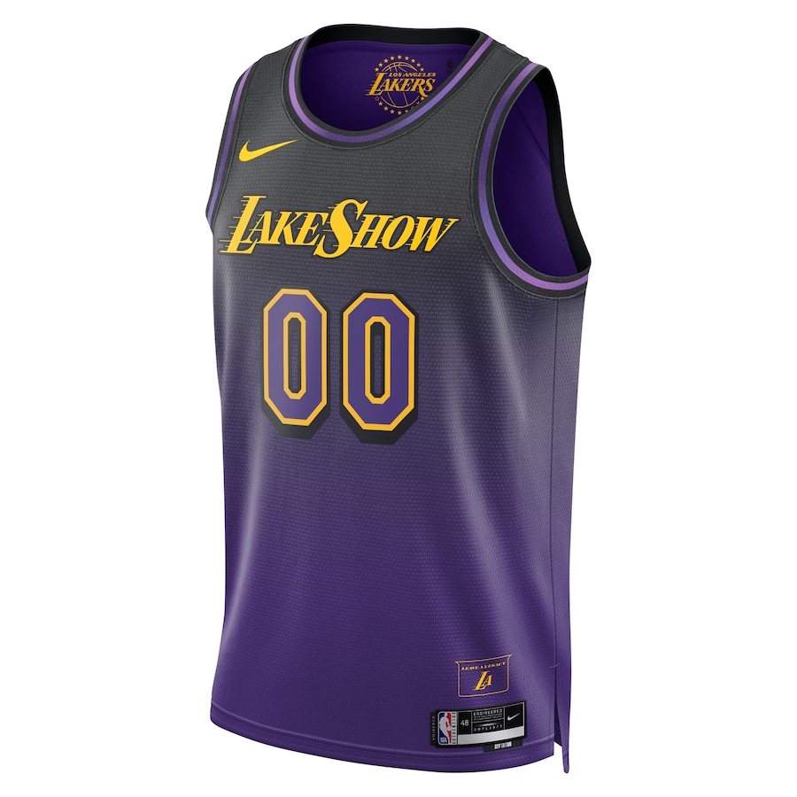 Unisex Los Angeles Lakers Purple 2024/25 Custom Swingman Jersey - City Edition