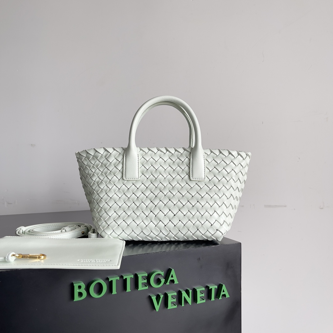 TOP Bottega Veneta BV Mini Cabat Bags - Light Mint Green