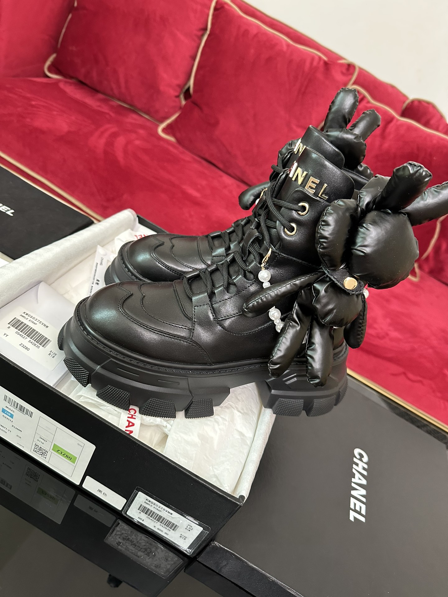 TOP CHANEL Detachable Doll Toy Short Boots - 2 Colors