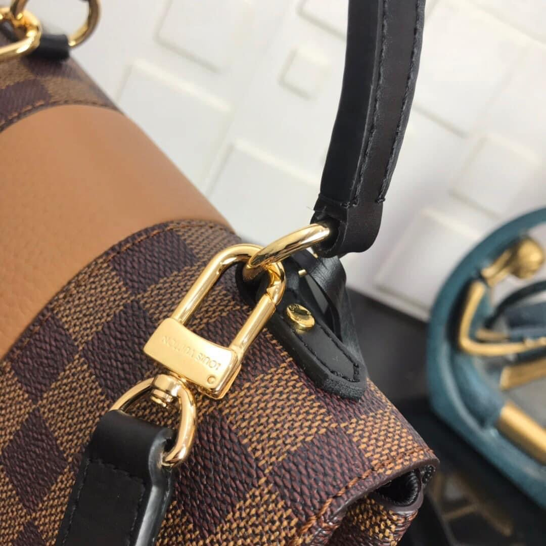 TOP Louis Vuitton LV Magnolia Damier Ebene Canvas Bond Street 24.0 x 17.0 x 9.5 cm- Brown