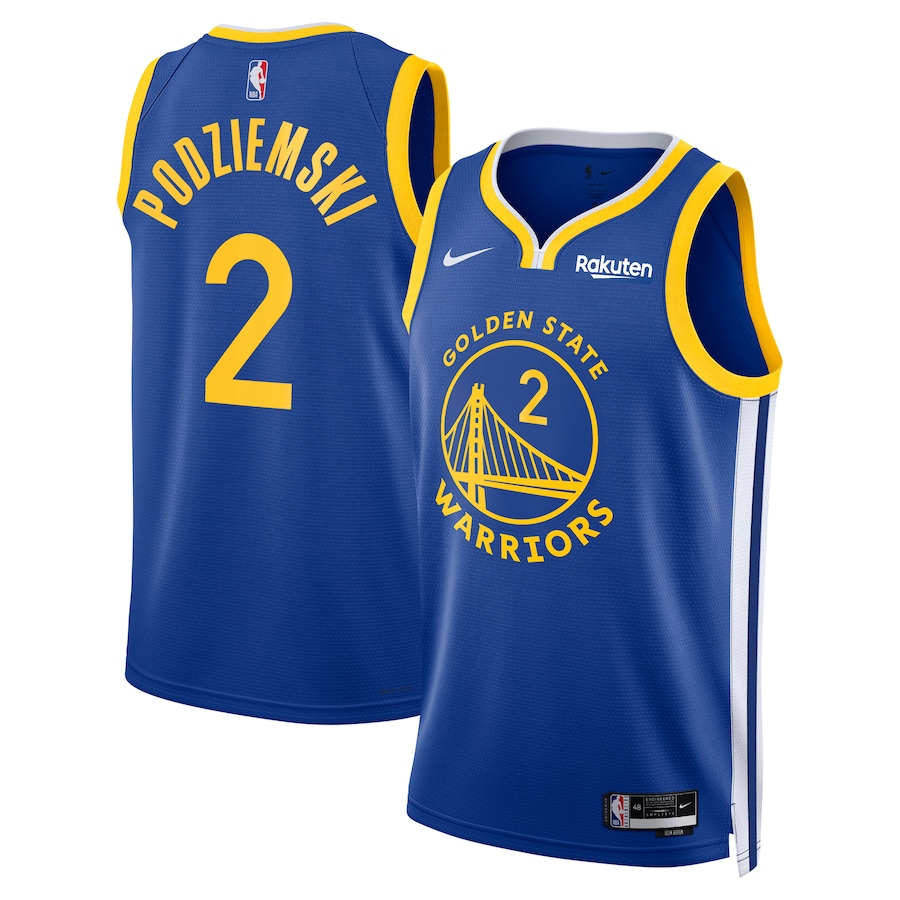 Podziemski Royal Golden State Warriors Swingman Badge Jersey - Icon Edition