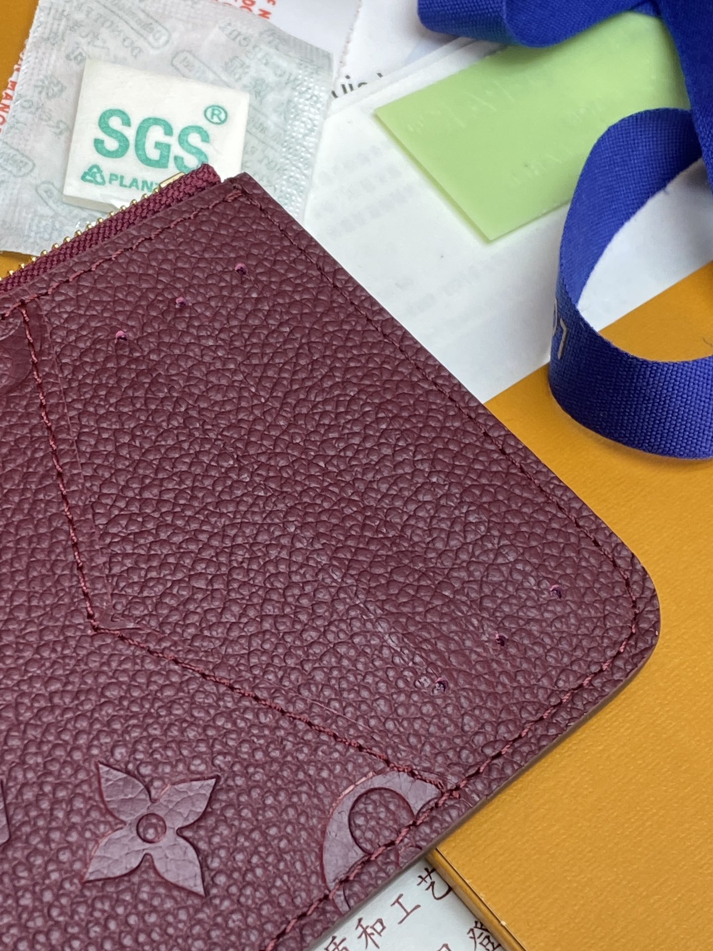 TOP Louis Vuitton LV Empreinte Romy Card Holder 12x8x0.8cm - Purple