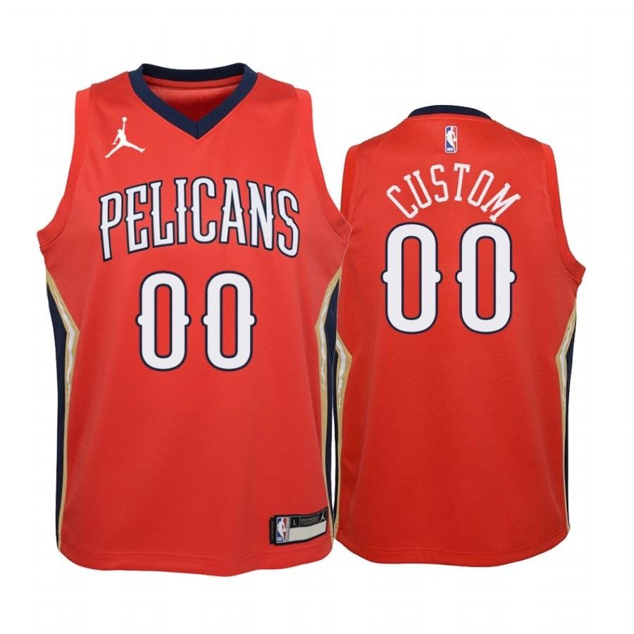 Custom New Orleans Pelicans Statement Jersey