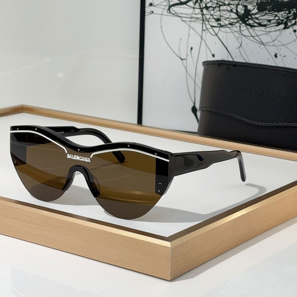 Balenciaga Mirror Logo  Sunglasses Top quality （Replica）