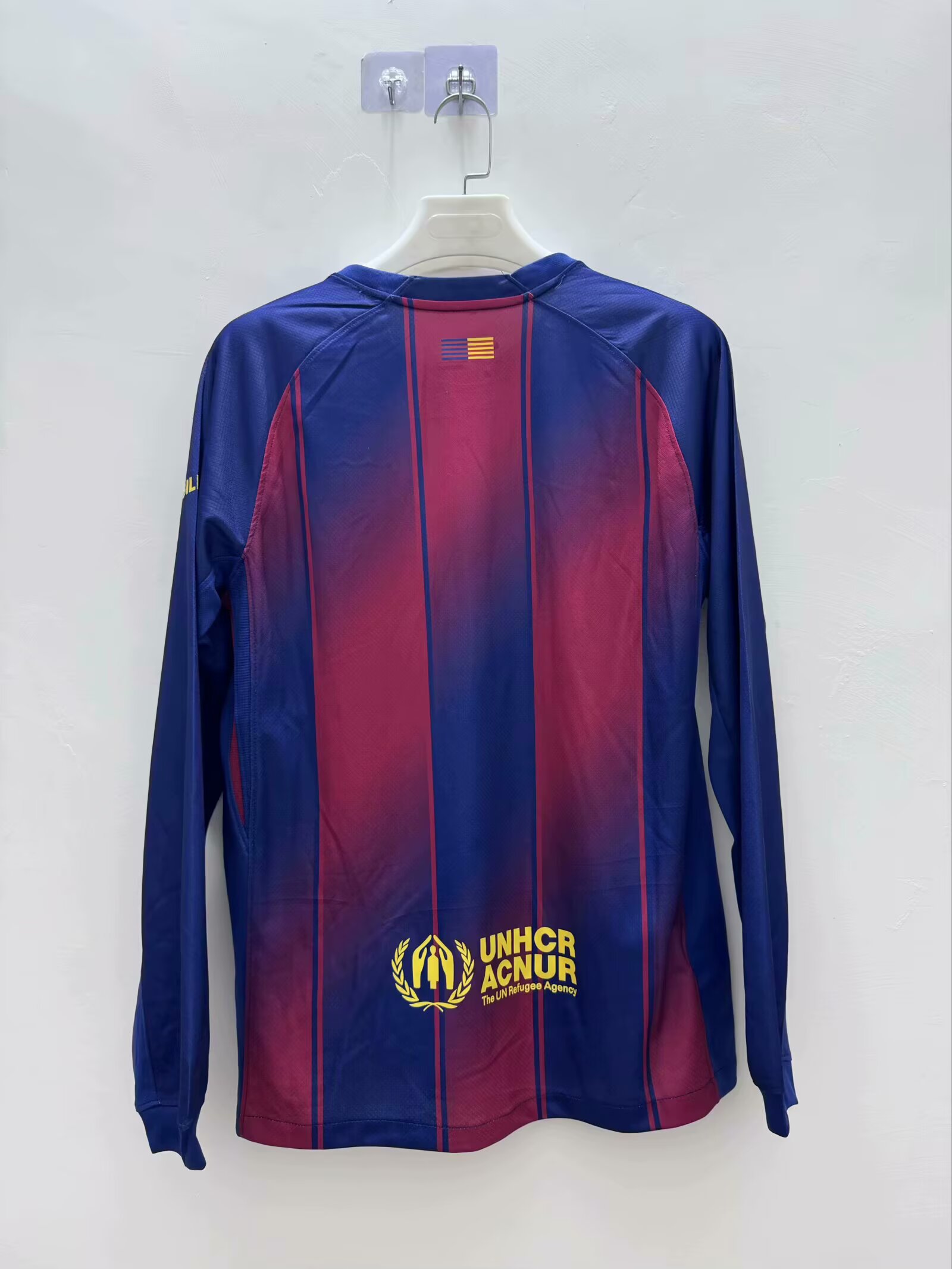 2025/2026 Long Sleeve Barcelona Home Football Shirt 1:1 Thai Quality