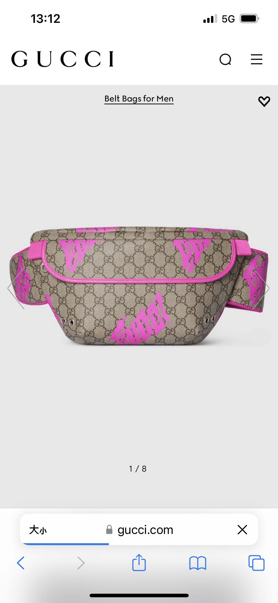 TOP GUCCI GG Canvas Waist Bag 32 x 17 x 5 cm - Brown