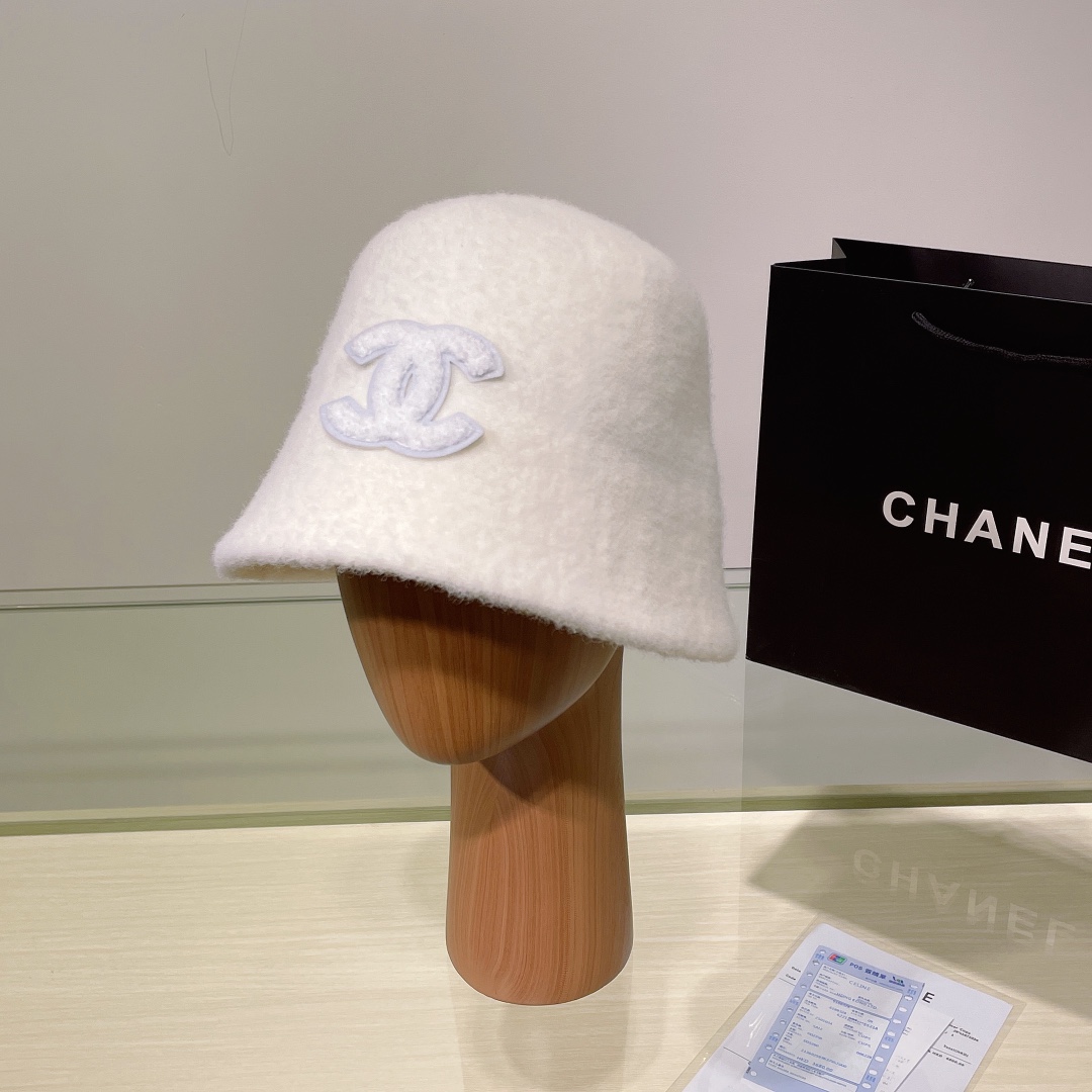 TOP CHANEL Lamb Bucket Hat  - 2 Colors