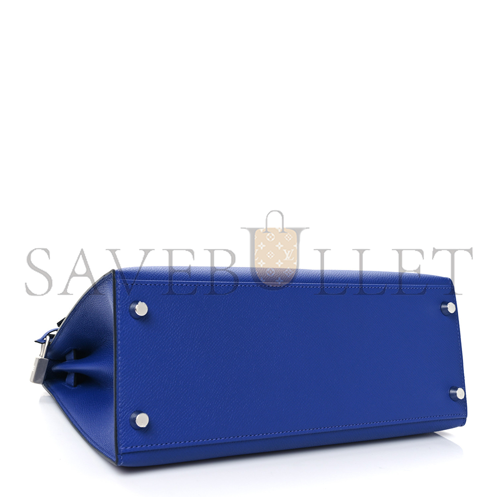 HERMÈS EPSOM KELLY SELLIER 28 BLEU ELECTRIQUE (28*22*10cm)