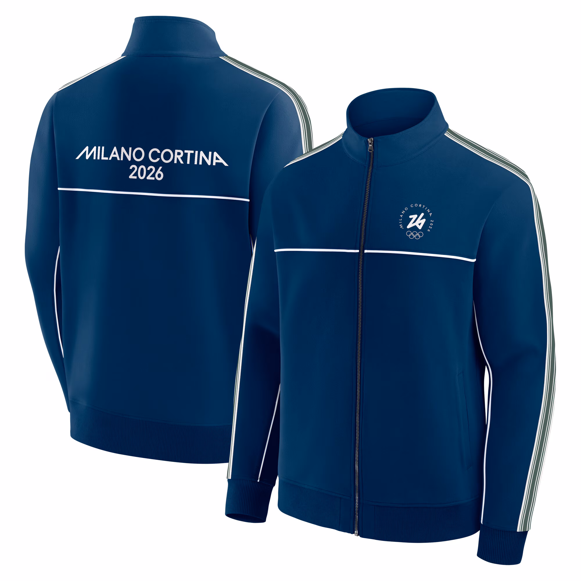 Milano Cortina 2026 Olympics Heritage Track Jacket - Blue