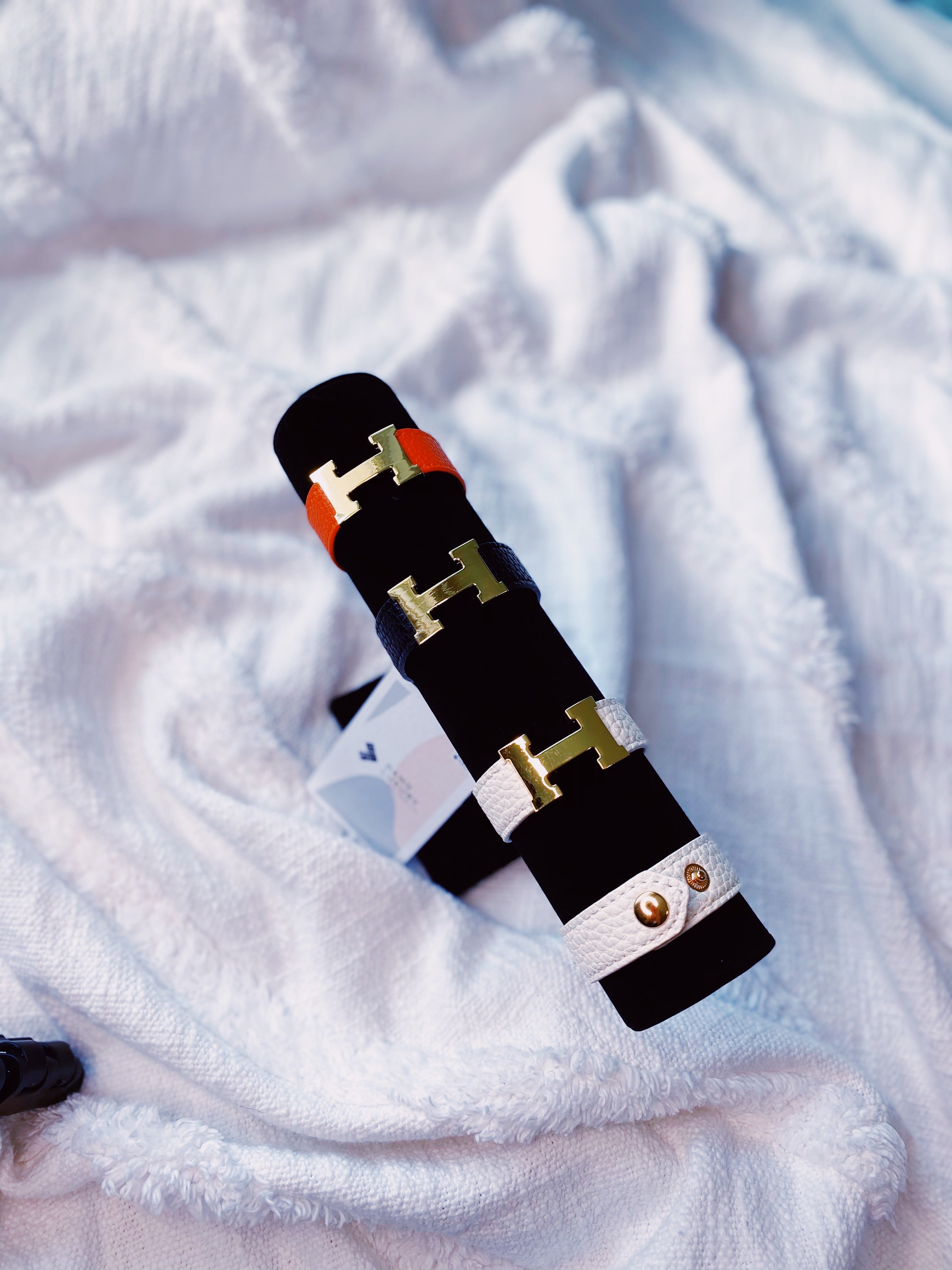 TOP HERMES H Bangle Bracelet