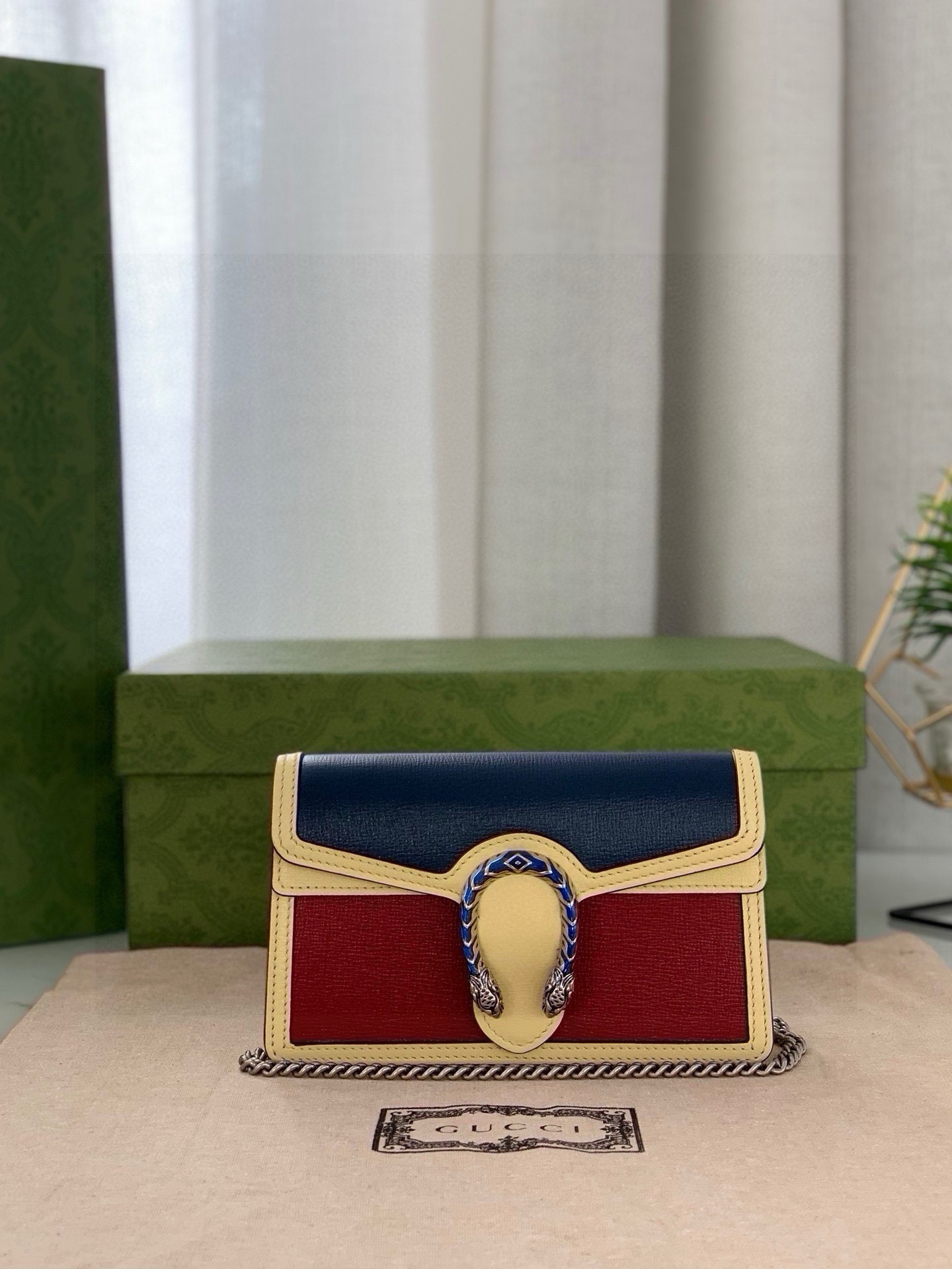 TOP GUCCI Dionysus Series Mini Chain Bags 16.5X10X4cm - 2 Colors