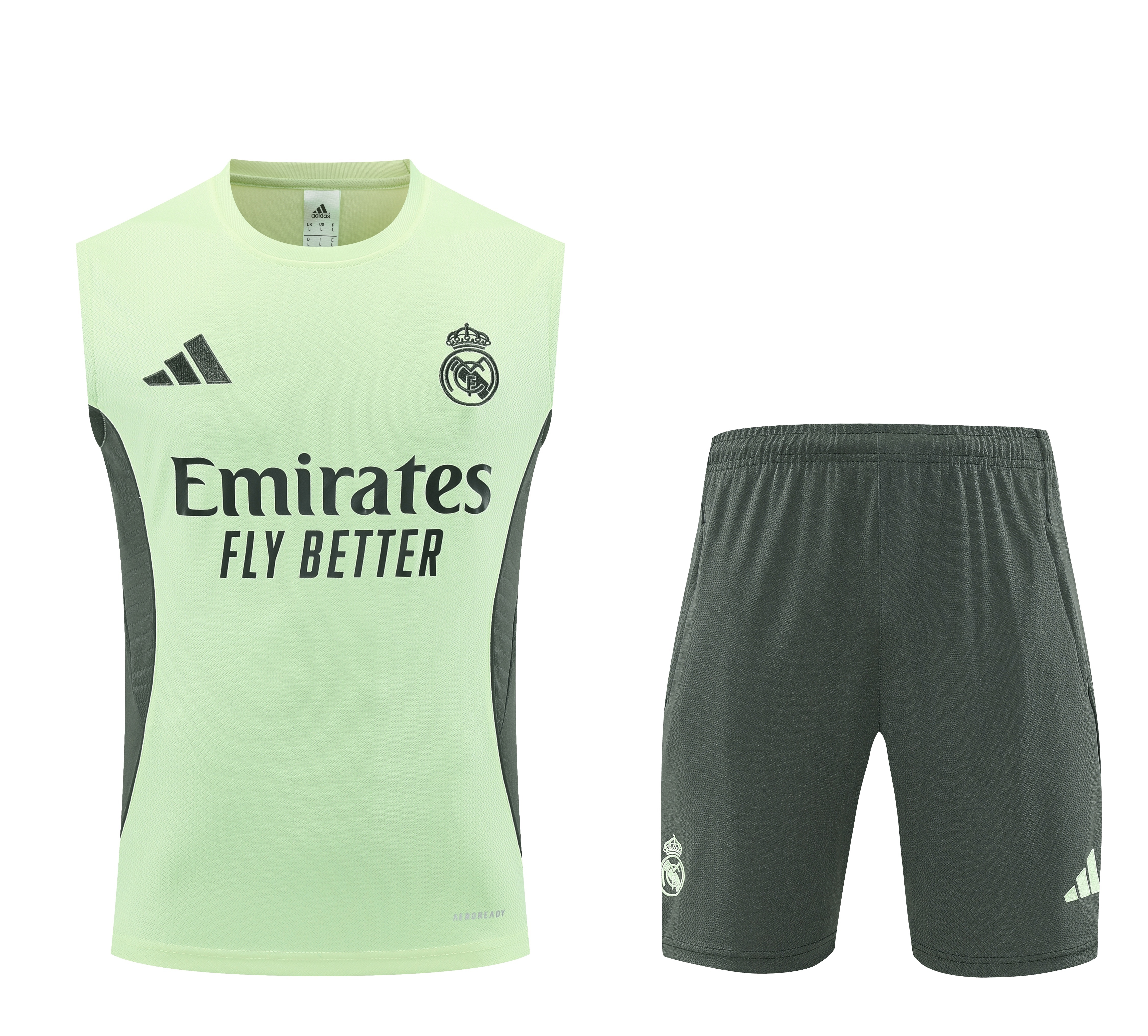 Real Madrid Pre-Match Training Vest Kits 25-26